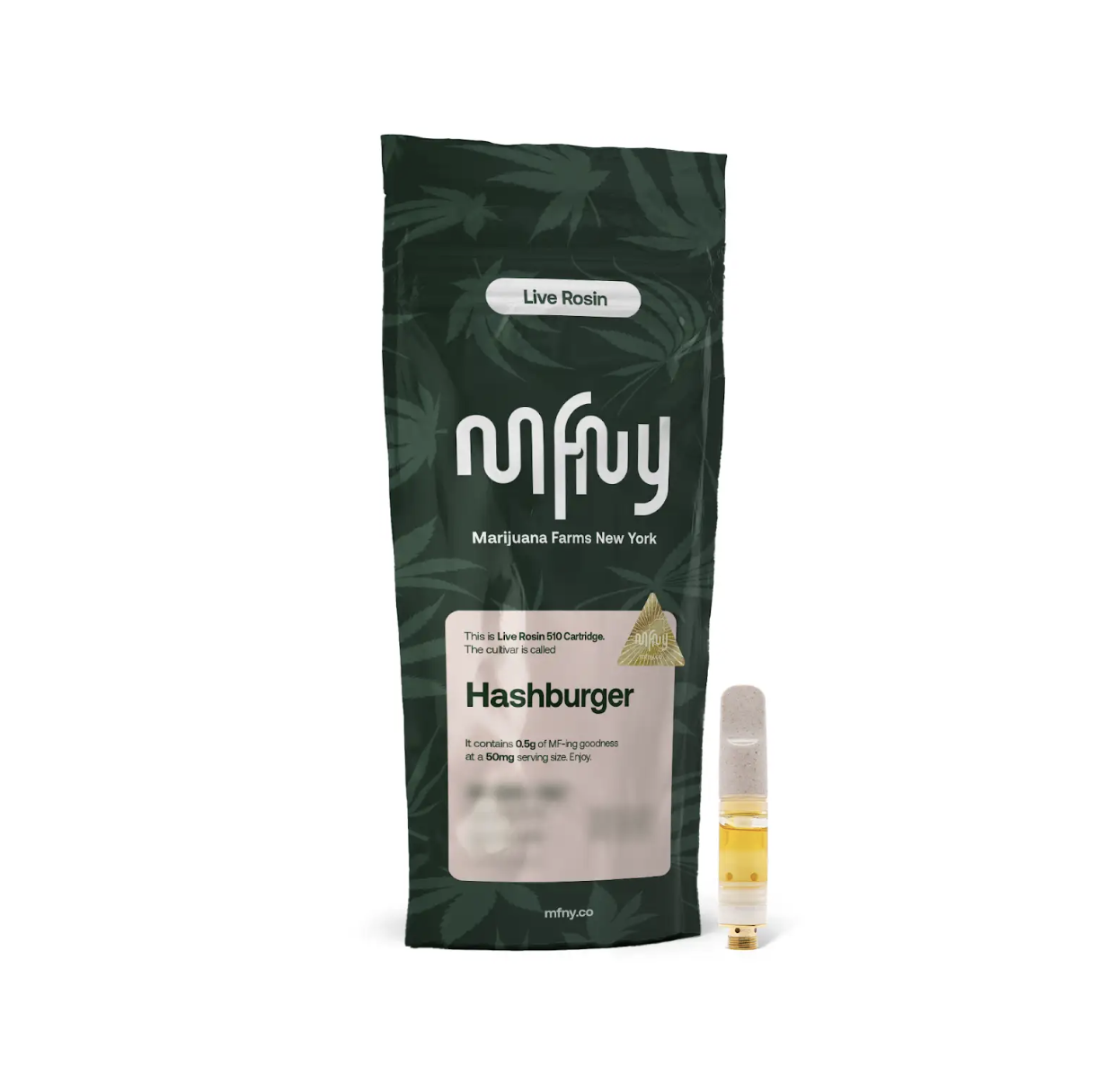 Hash Burger .5g Live Rosin 510 Cart | MFNY