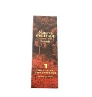 Nature's Heritage Banana Punch 1g Live Resin Cartridge