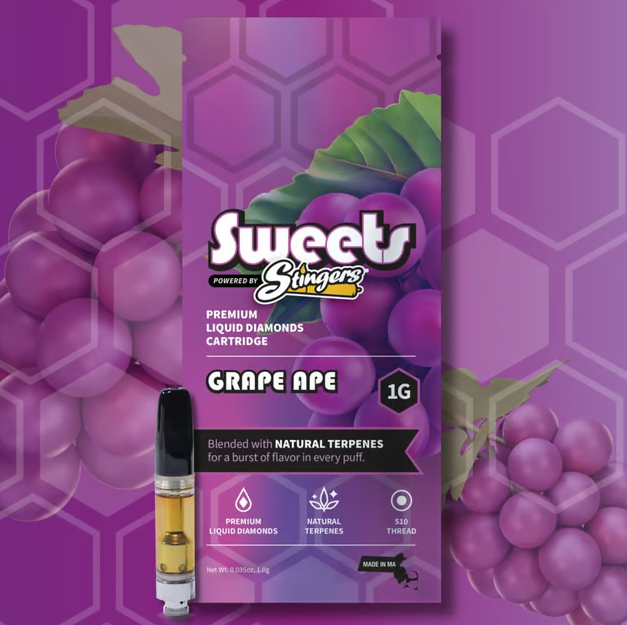 Stingers Sweets Grape Ape 1g Cartridge