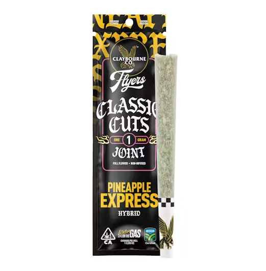 Claybourne Classic Cut Preroll 1g Pineapple Express