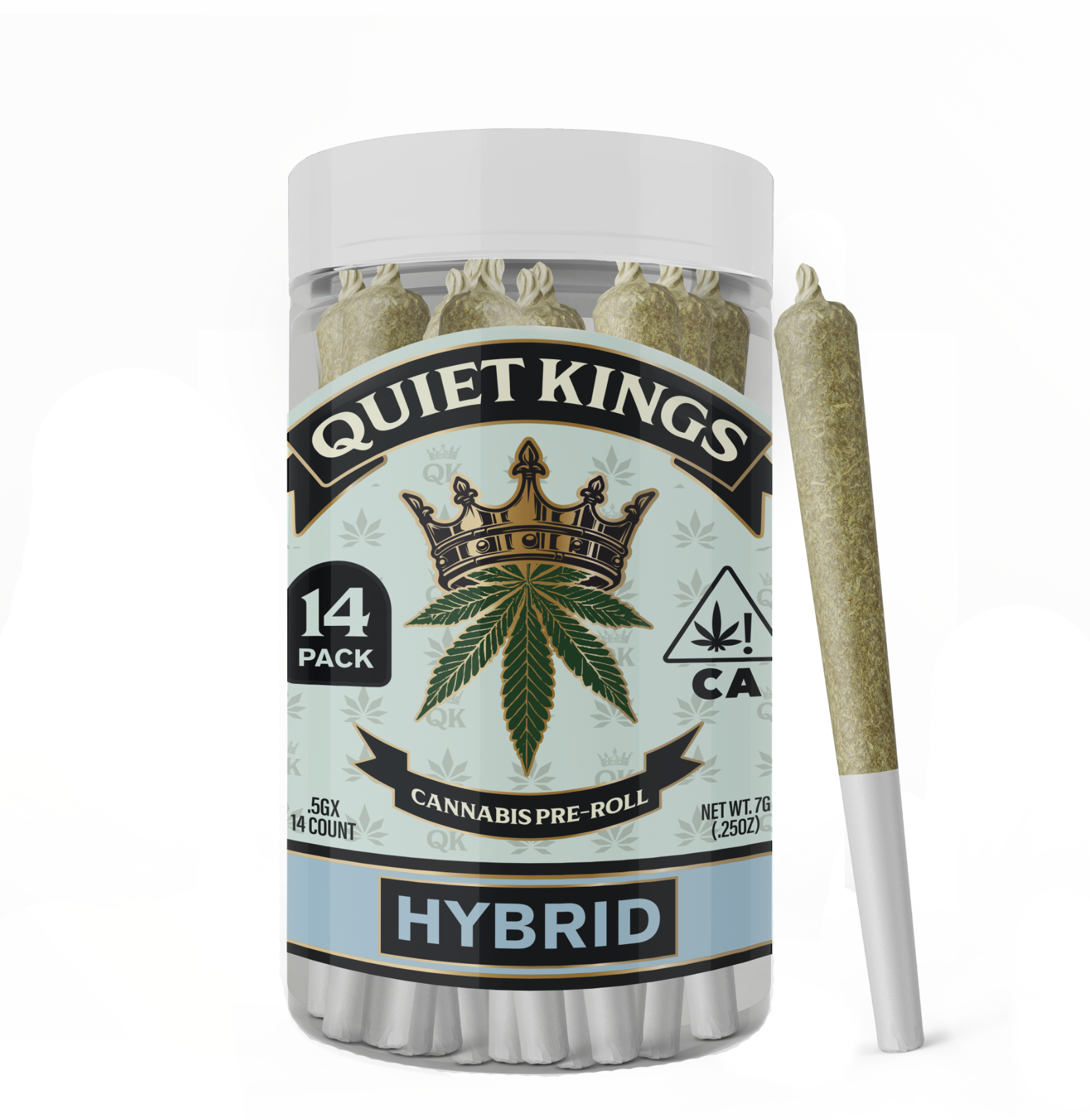Quiet Kings Prerolls 14pk 7g - Horchata (H)