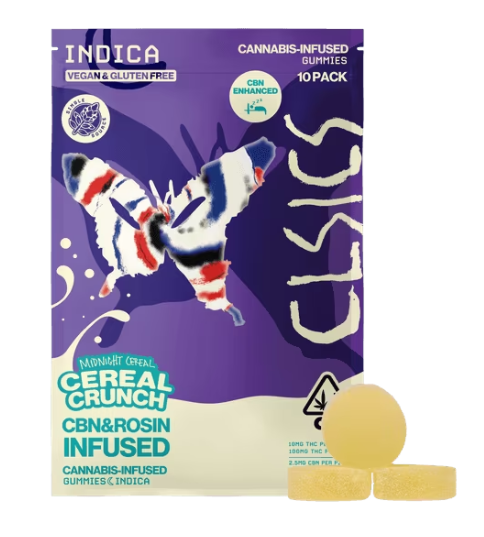 Edible: Cereal Crunch Midnight Cereal (CBN Gummies) - 100mg