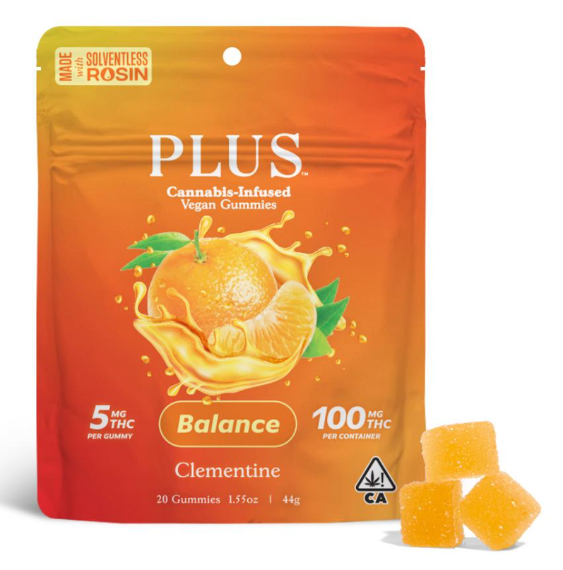 Edible: Clementine (Solventless Rosin Gummy) - 100mg