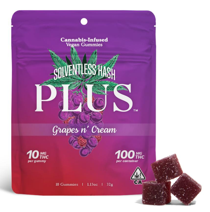Edible: Grapes n Cream (Solventless Hash Gummy) - 100mg