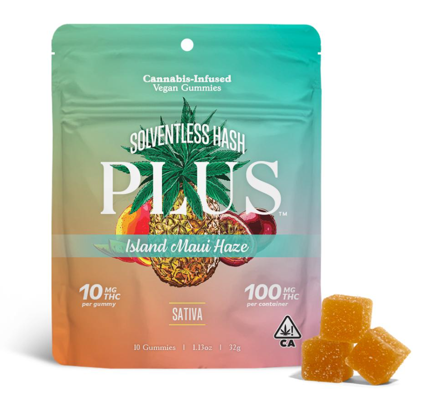 Edible: Island Maui Haze (Solventless Hash Gummy) - 100mg
