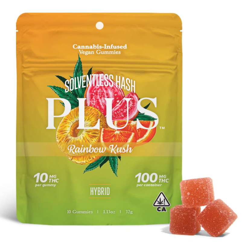 Edible: Rainbow Kush (Solventless Hash Gummy) - 100mg