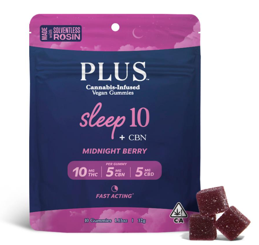 Edible: Sleep Midnight Berry (10:5:5 THC:CBN:CBD Gummy) - 100mg