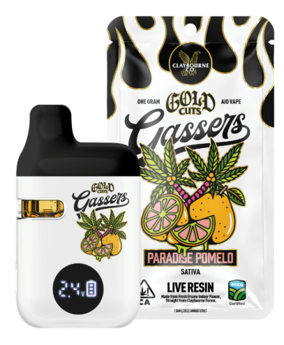 Vape: Paradise Pomelo Gold Cuts (Live Resin Disposable)