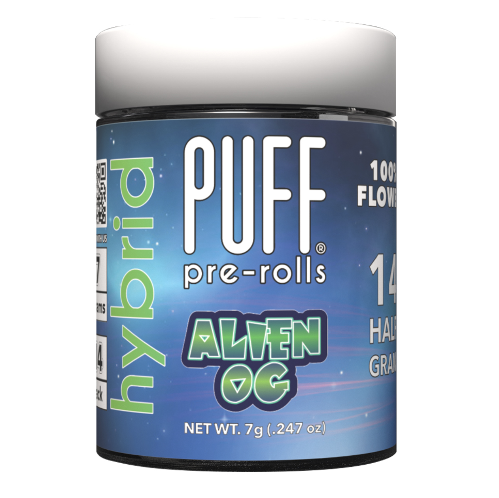 Puff Preroll 14pk 7g - Alien OG (H)