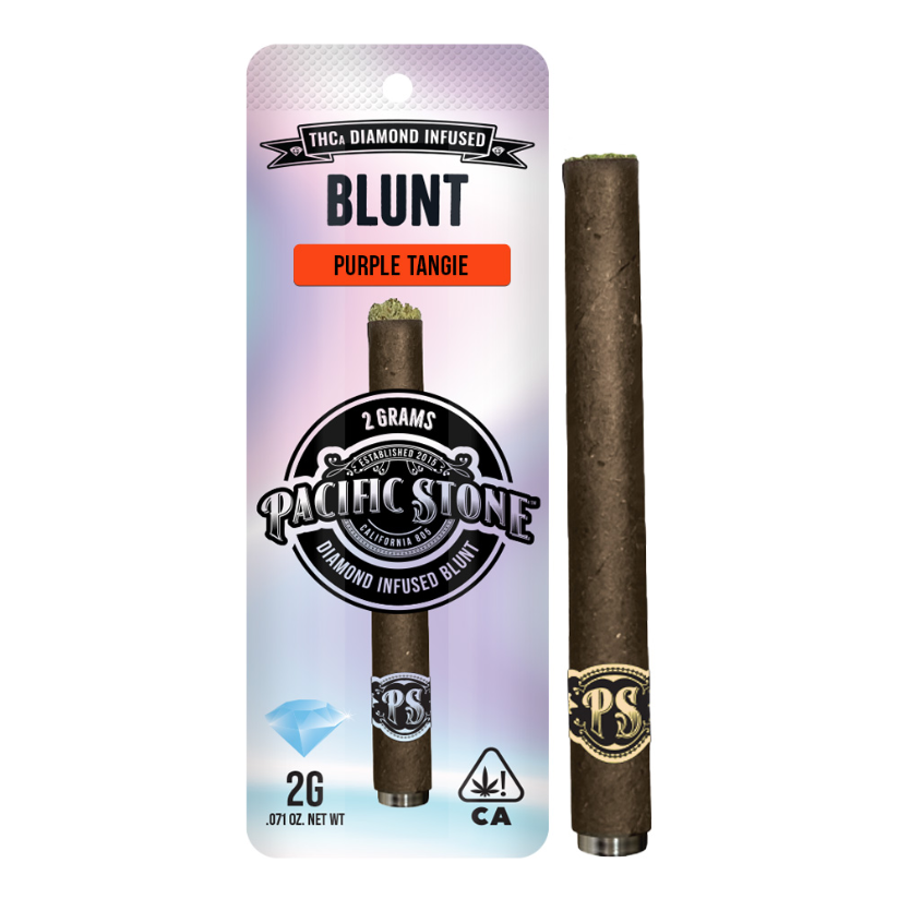 Pacific Stone Diamond Infused Blunt 2g - Purple Tangie (S)