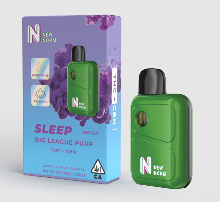 New Norm - Vape: Sleep Disposable (Big League Purp + CBN)