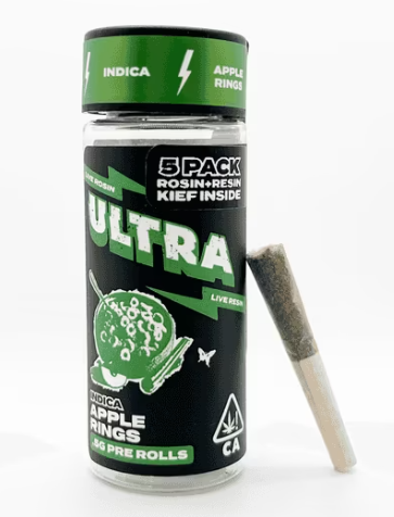 Ultra - Preroll: Apple Rings (Infused 5-Pack)