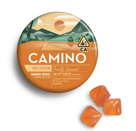"Recover" Gummies 2:1 CBG:THC 20pk 100mg - Freshly Squeezed (CBG)