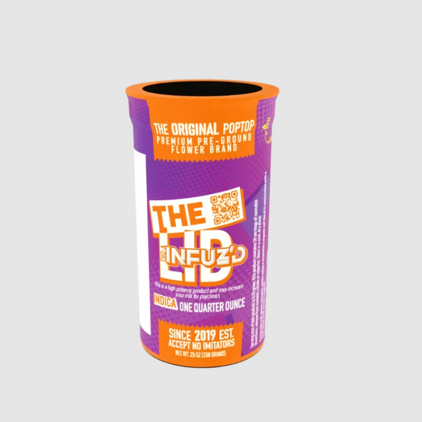 The Lid Glassboro Gas 158B 0.5oz Pop Top Shake Flower | Evergreen