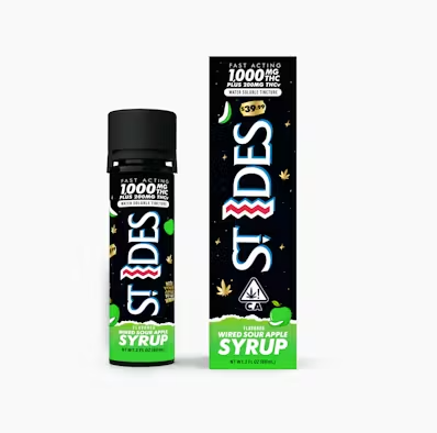 St Ides 1000mg Syrup Wired Sour Apple THCV