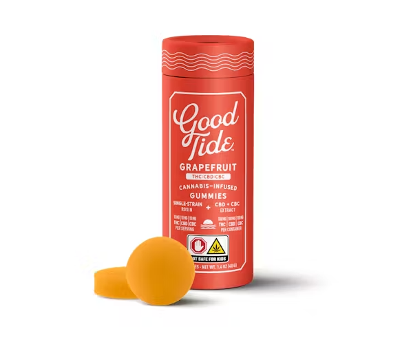 Good Tide Kiwi Strawberry 1:1:1 THC:CBD:CBG Edibles Edibles