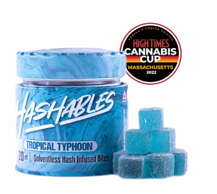 Hashable | Edible | Hash Infused Bites | Tropical Typhoon | 100mg, 20