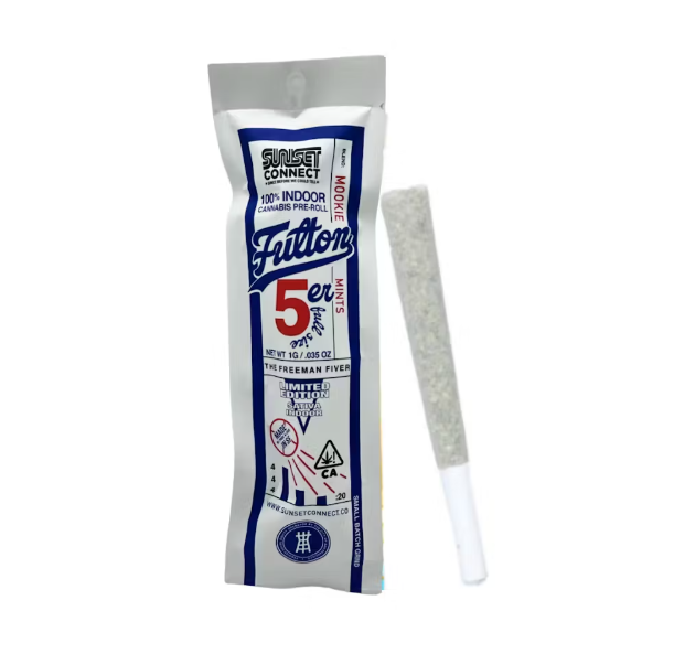 Sunset Connect Fulton 5'er Preroll 1g - Mookie Mints (S)