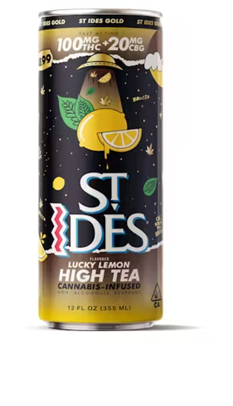 ST. IDES - Lucky Lemon - 12OZ HIGH TEA - 100MG