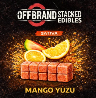 Offbrand Mango Yuzu Gummies 100mg 2pk