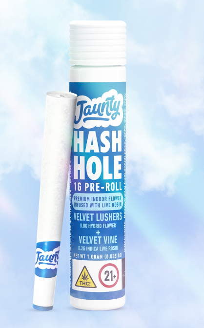 Jaunty | Preroll | Velvet Lushers | Hash Hole | 1G