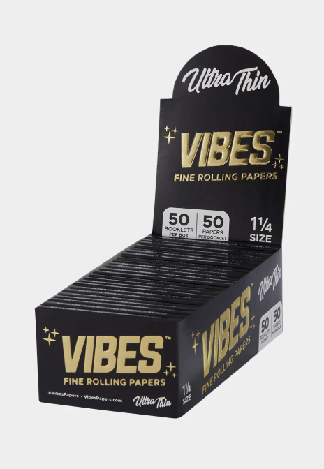 Vibes Black - King Size Ultra Thin Papers