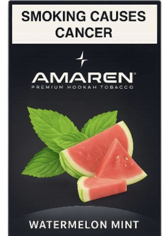 Amaren Hookah Tobacco - Watermelon Mint