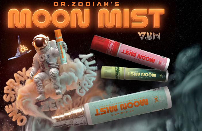 Dr. Zodiak's Moonrocks Peppermint Moon Mist Edibles | Evergreen