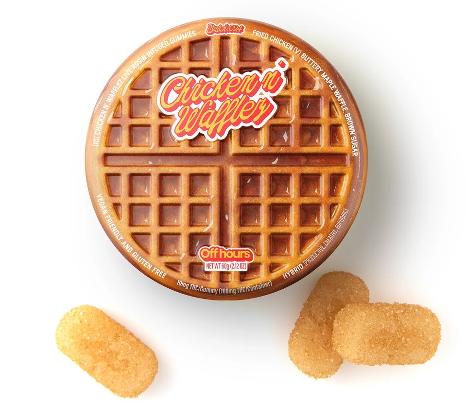 Off Hours | Edible | Live Rosin | Chicken N Wafflez | 100mg