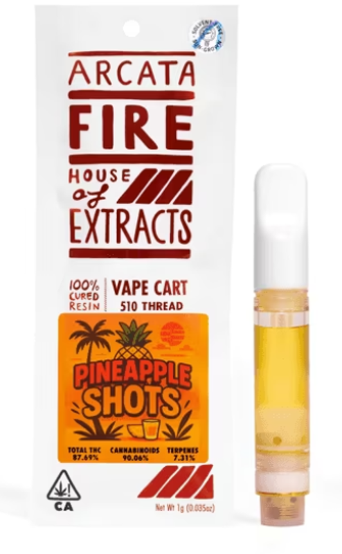 Arcata Fire - Pineapple Shots - Cured Resin - 1 Gram