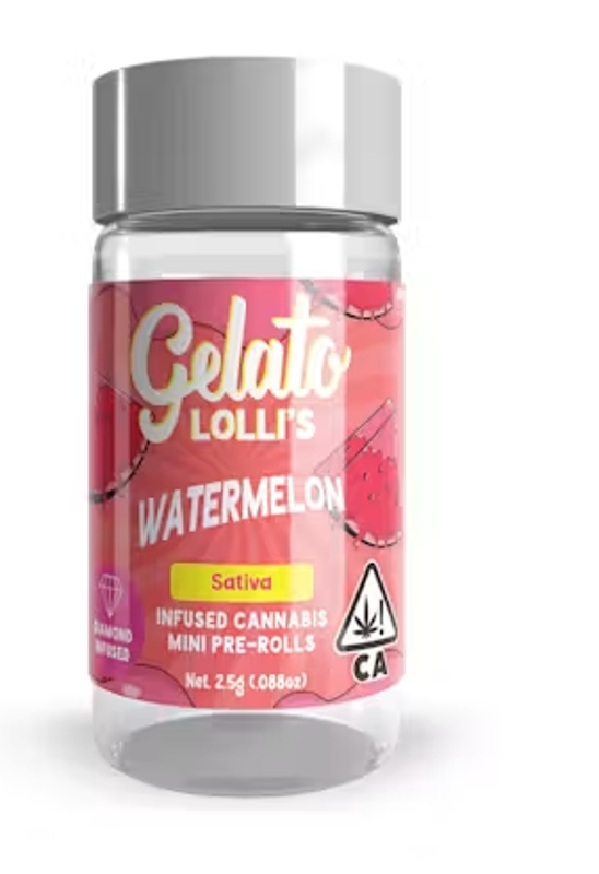 Gelato - Lolli's - WATERMELON - Infused (5pk) - 3.0 Grams