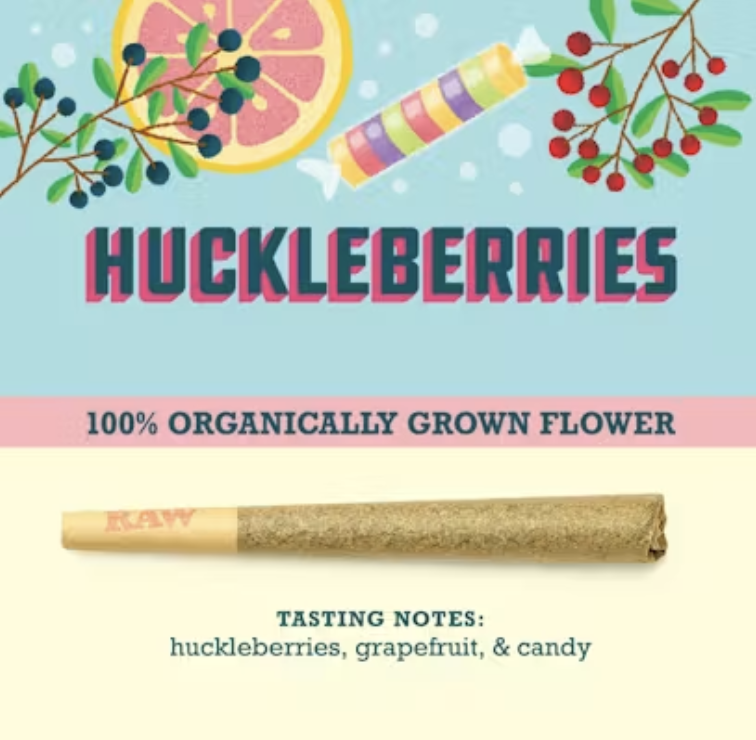Paper Crane Huckleberrys and Frozé 0.5g 10pk Joint Jar