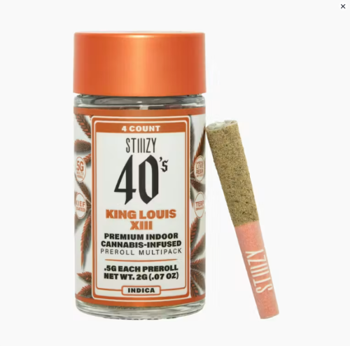 STIIIZY - King Louis Infused 40's 5pk - 2.5g - Preroll
