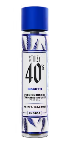STIIIZY | 40's Infused Preroll | Biscotti | 1g
