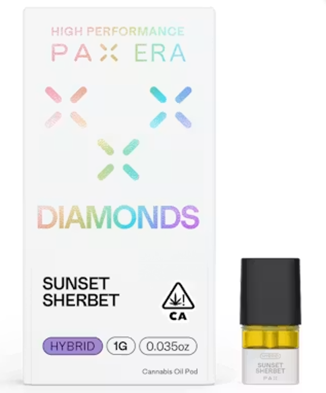 Pax Era - Sunset Sherbet - High Purity Diamonds - 1g Pod