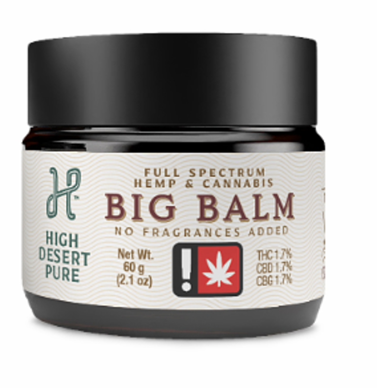 High Desert Pure - THC:CBD:CBG - Big Balm