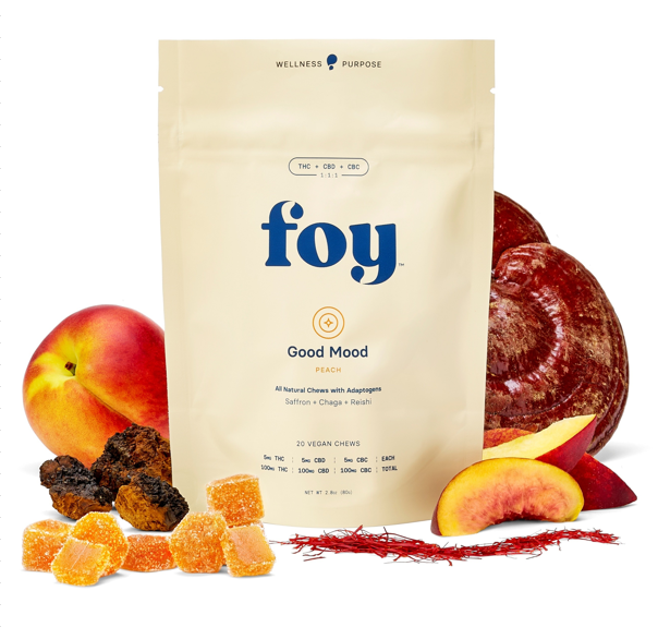 PEACH GOOD MOOD 20PK GUMMIES - FOY