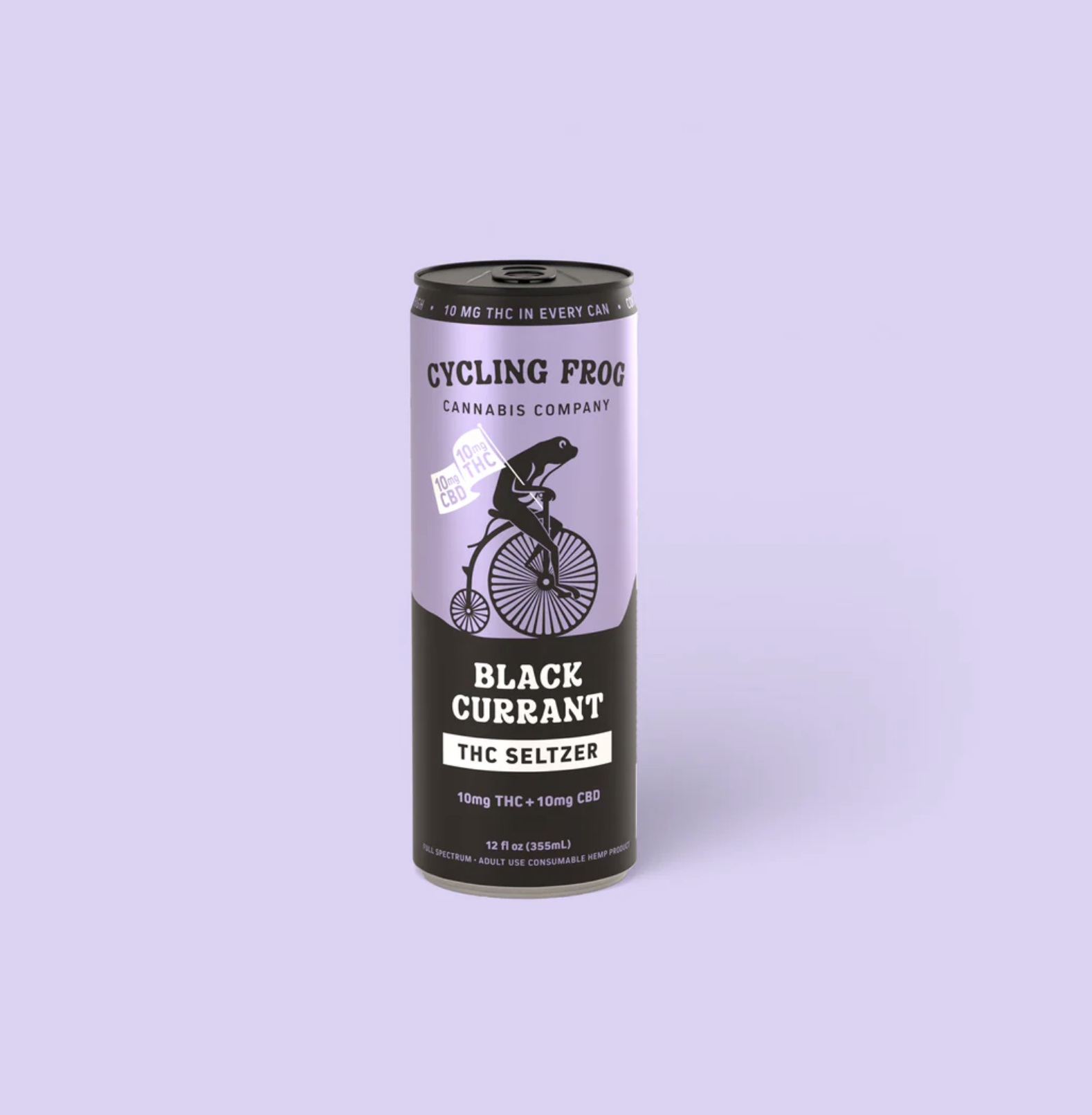 Black Currant 10mg Seltzer | Cycling Frog
