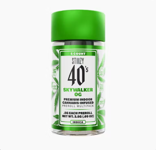 STIIIZY - Skywalker OG Infused 40's 5pk - 2.5g - Preroll