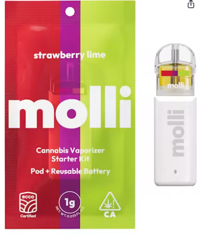 Molli - Strawberry Lime - 1g Starter Kit