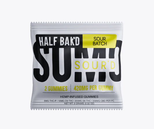 Half Bak'd Sumo Sour Batch Gummies 2/420mg