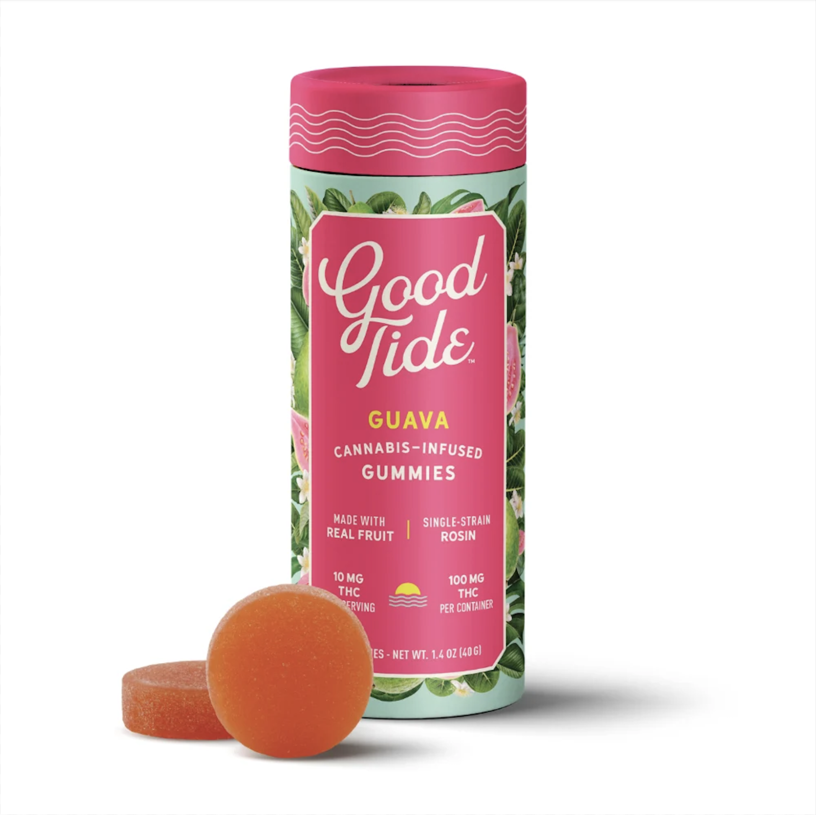 Guava | Solventless Hash Rosin Gummies | 100mg