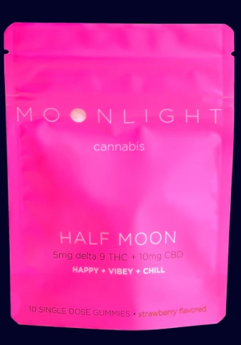 Moonlight- Half Moon (Strawberry) Gummies