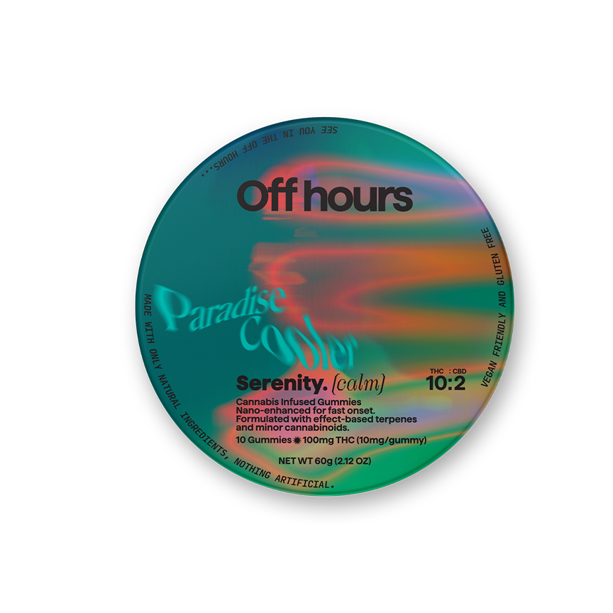 Serenity 10mg Paradise Cooler Gummies 10 Pack | Off Hours