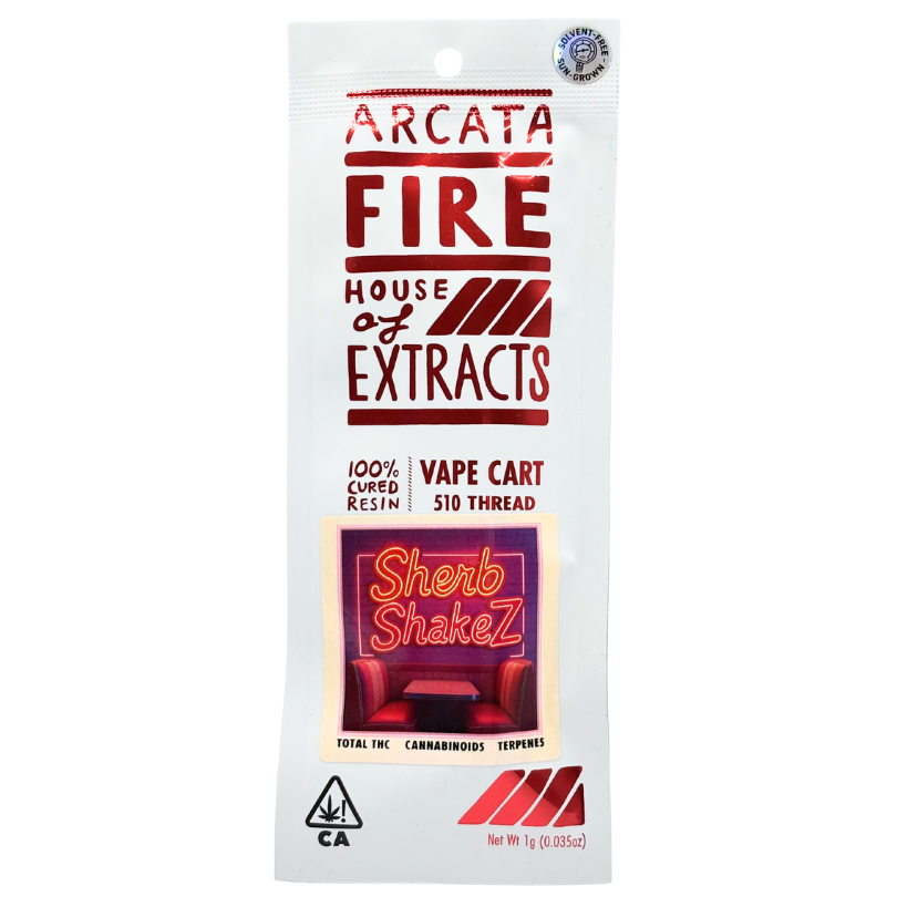 Arcata Fire - Cured Resin - Sherb Shakez - Vape Cart - 1.0g