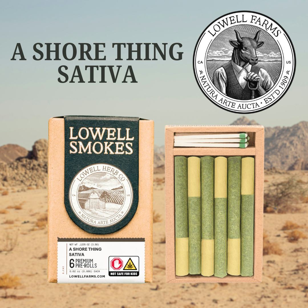 Lowell | A Shore Thing Sativa Blend | 6pk | 3.5g