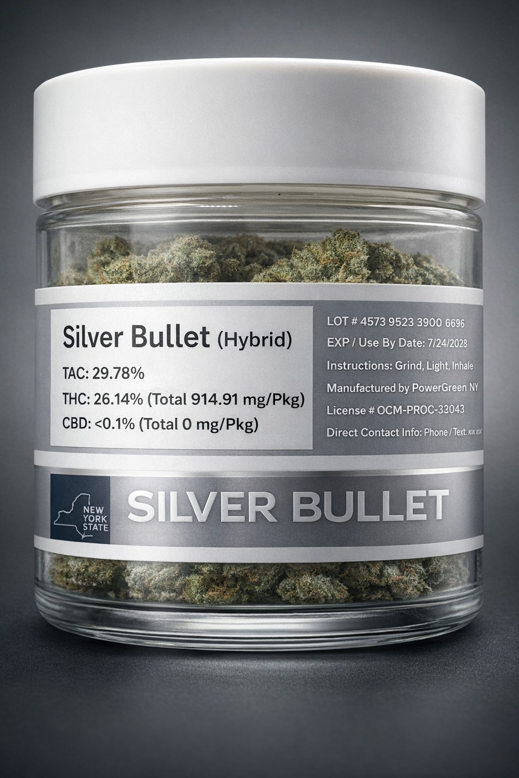 High Mart | Silver Bullet | 3.5G Flower