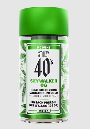 Stiiizy 40's .5g Skywalker OG Infused Pre-Roll 5pk