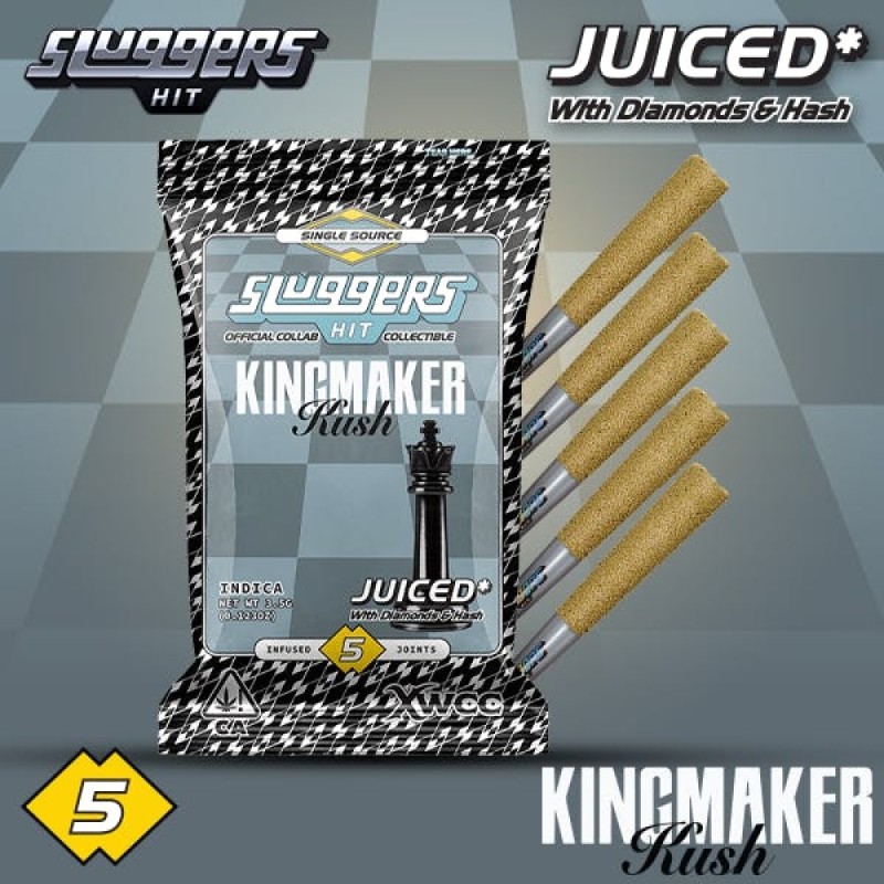 Sluggers King Maker Kush (I) Infused Preroll 5pk 3.5g