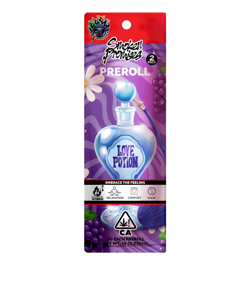 Smoken Promises 2pk Prerolls 1g Love Potion